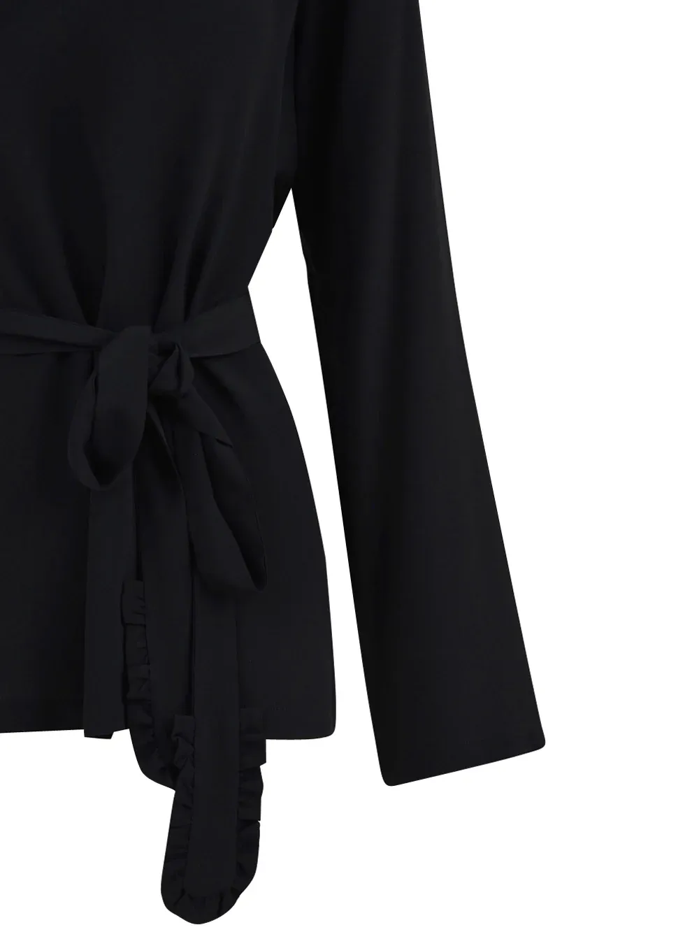 BLUSA "MARISOL" NERA IN SETA