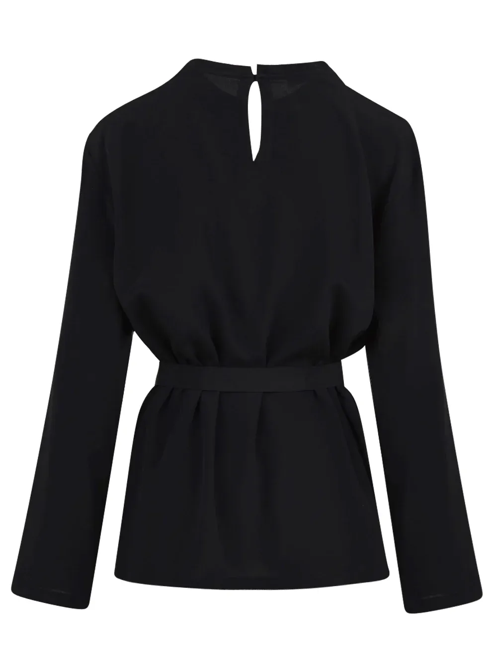 BLUSA "MARISOL" NERA IN SETA