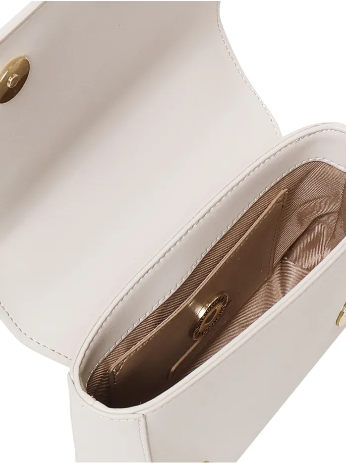 BORSA A TRACOLLA CON PLACCA LOGO
