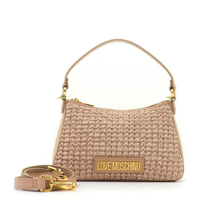 BORSA DONNA NYLON SMOCK SABBIA PU SABBIA