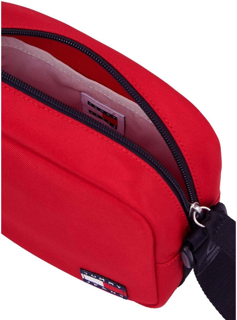 Borsa Tommy Jeans Essential Crossover Rossa Donna