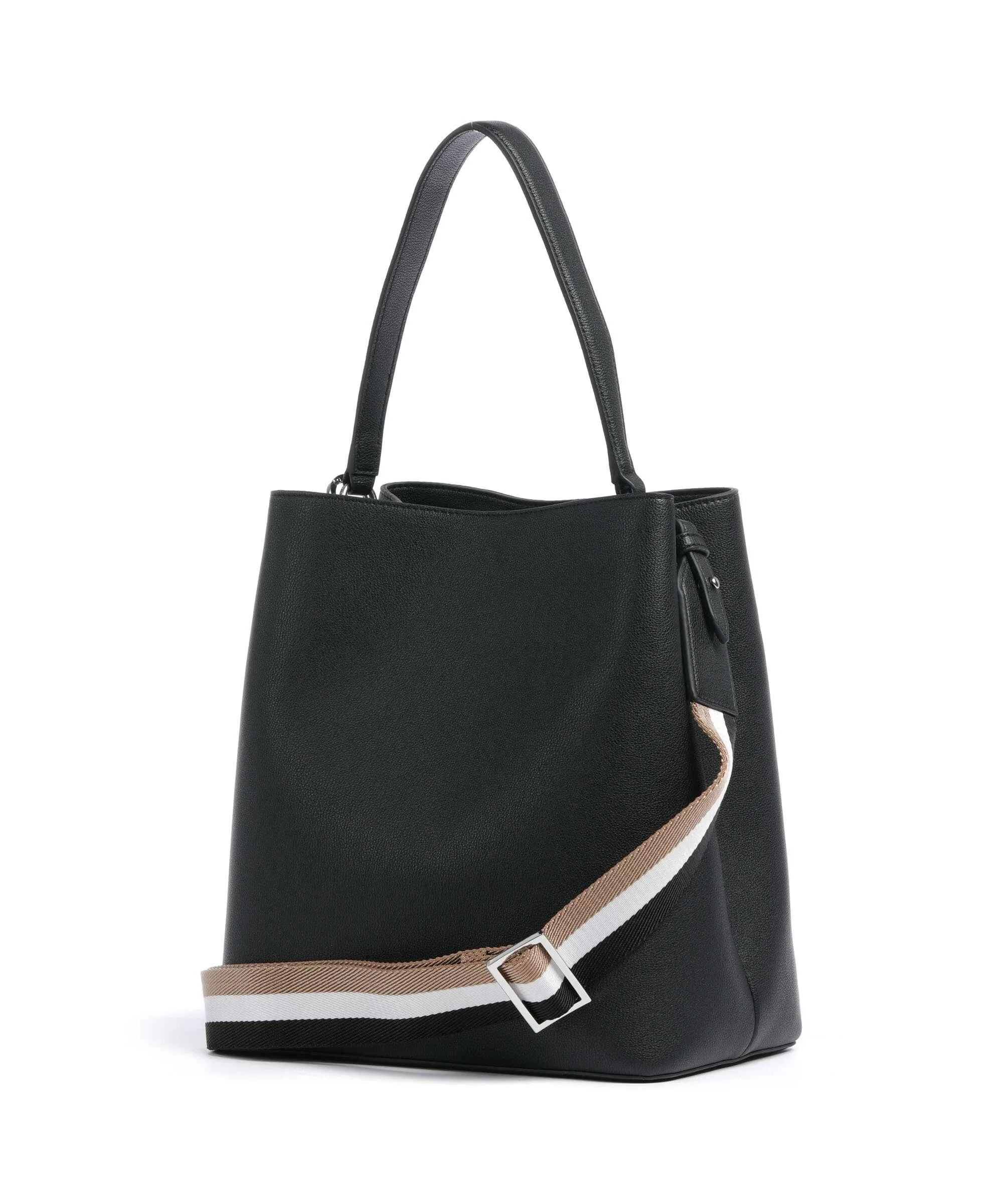  BOSS Addison Borsa hobo pelle sintetica nero  