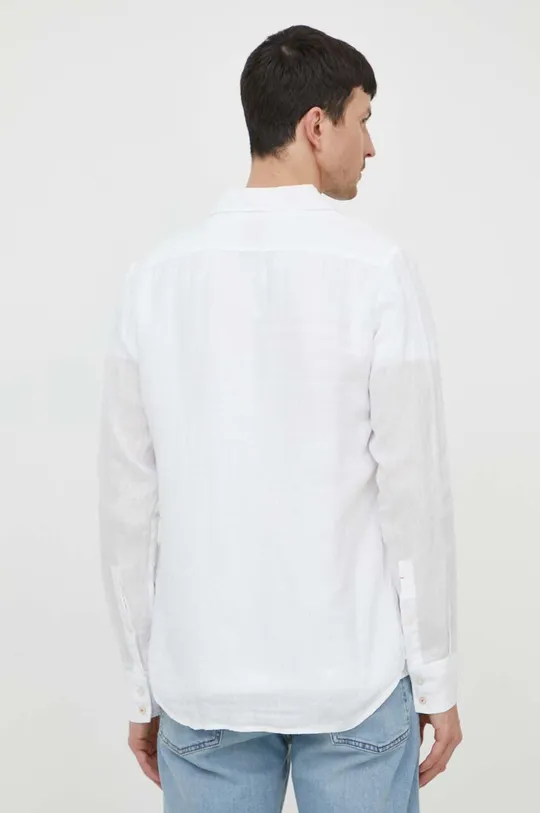 BOSS camicia di lino BOSS ORANGE