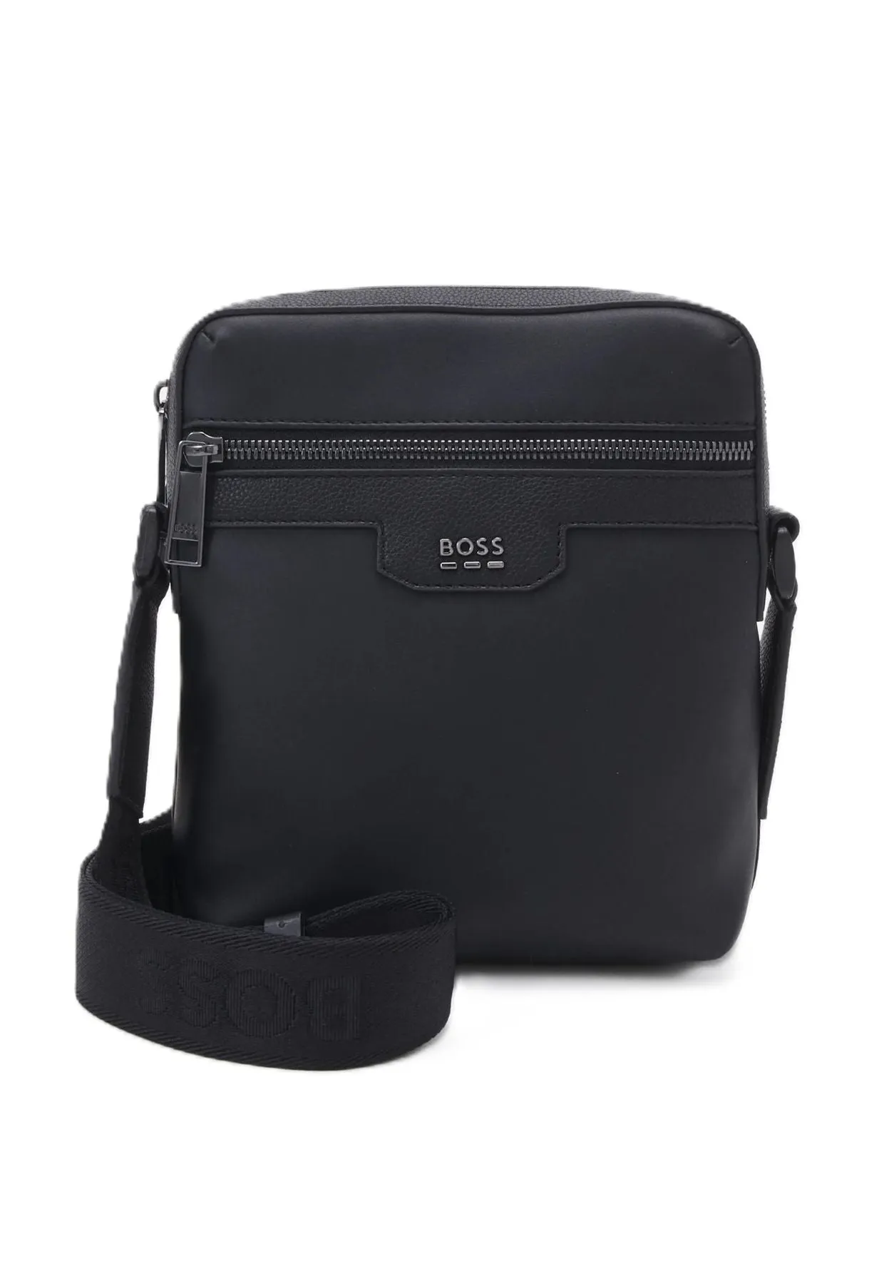 Boss Tracolla Nera in Eco Pelle - Jareth