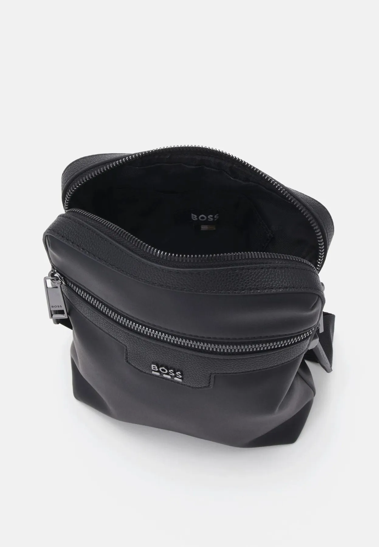 Boss Tracolla Nera in Eco Pelle - Jareth