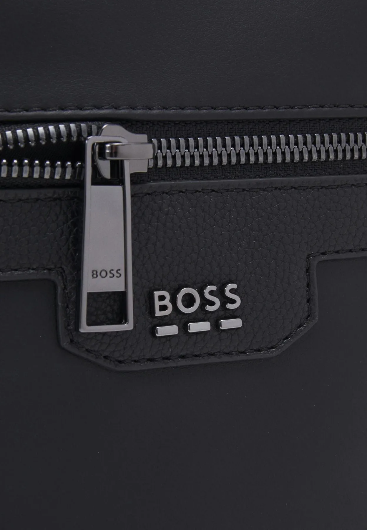Boss Tracolla Nera in Eco Pelle - Jareth