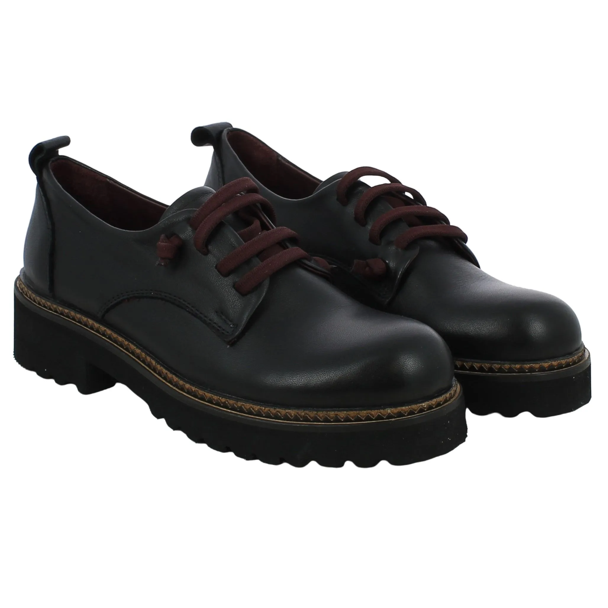 Bueno  Scarpa con lacci elastici e fondo gomma 