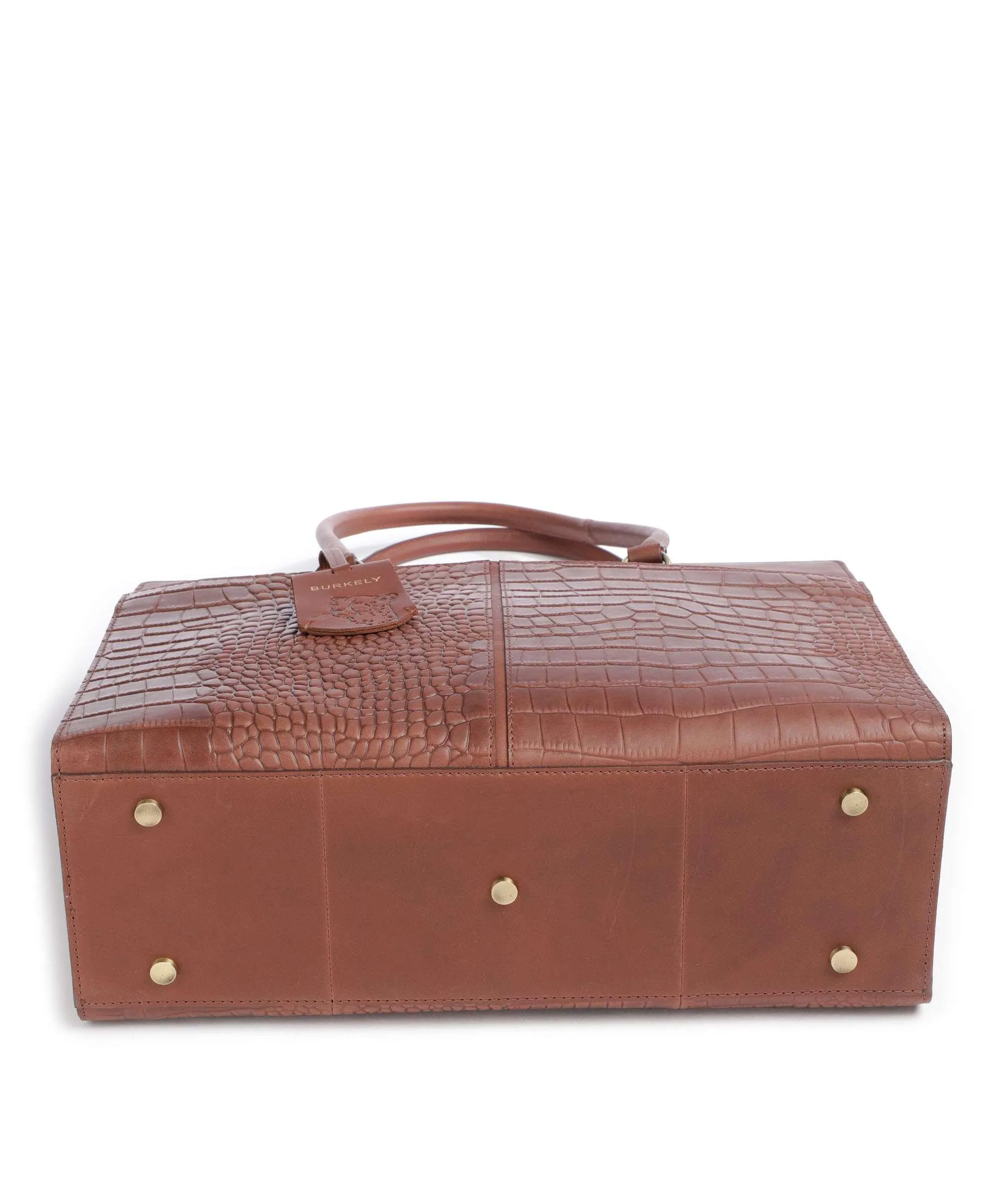  Burkely Cool Colbie Borsa shopper 15″ pelle in rilievo marrone  