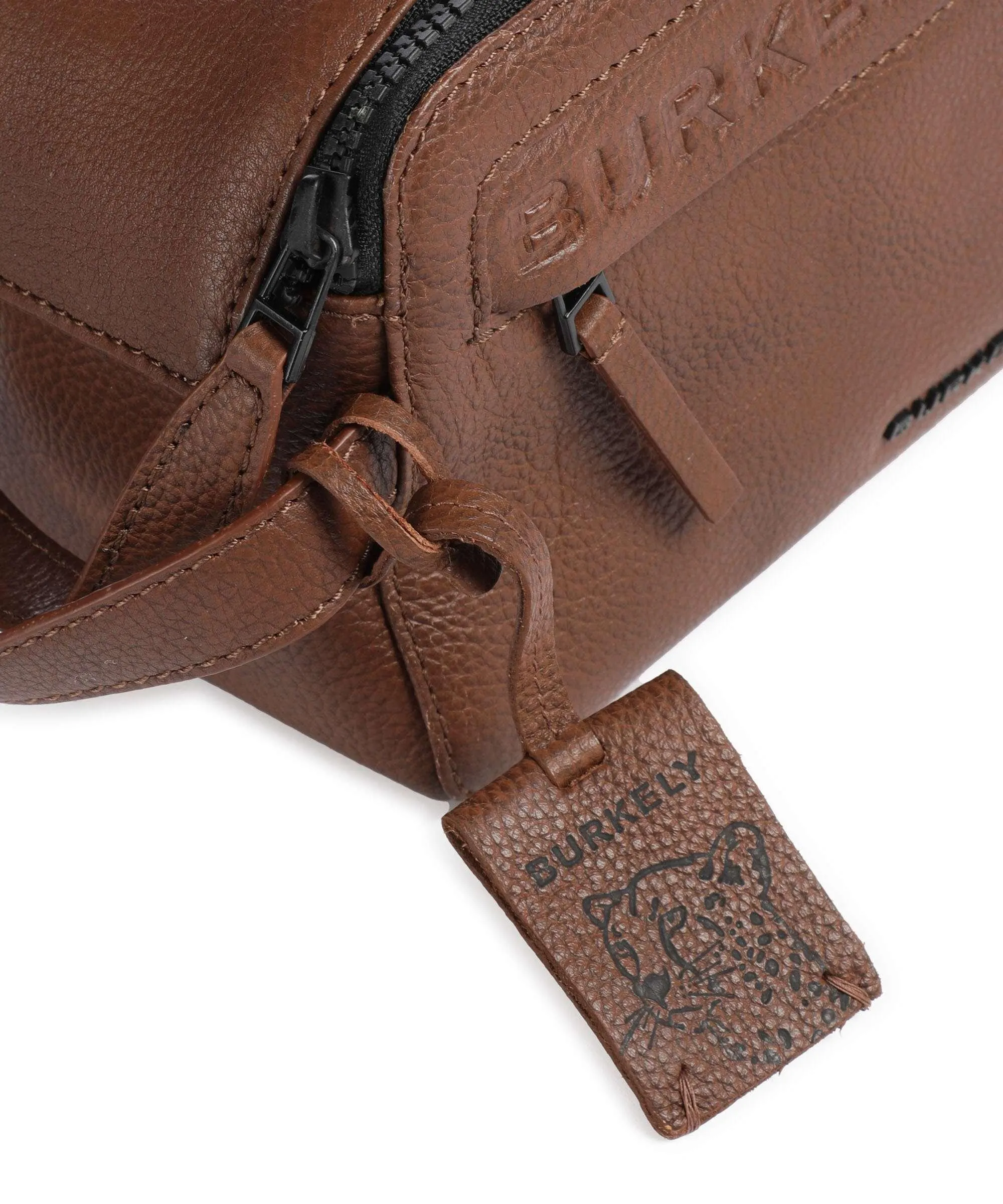  Burkely Minimal Mason Borsa da toilette cognac 24 cm  