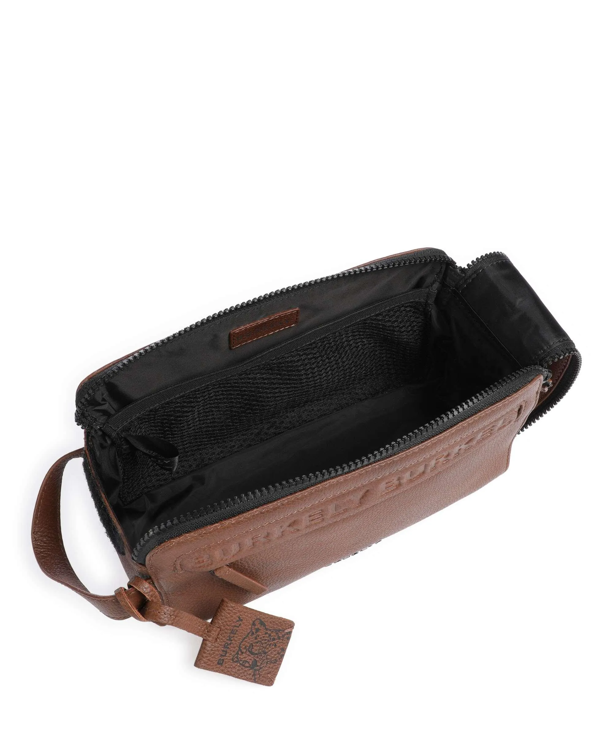  Burkely Minimal Mason Borsa da toilette cognac 24 cm  