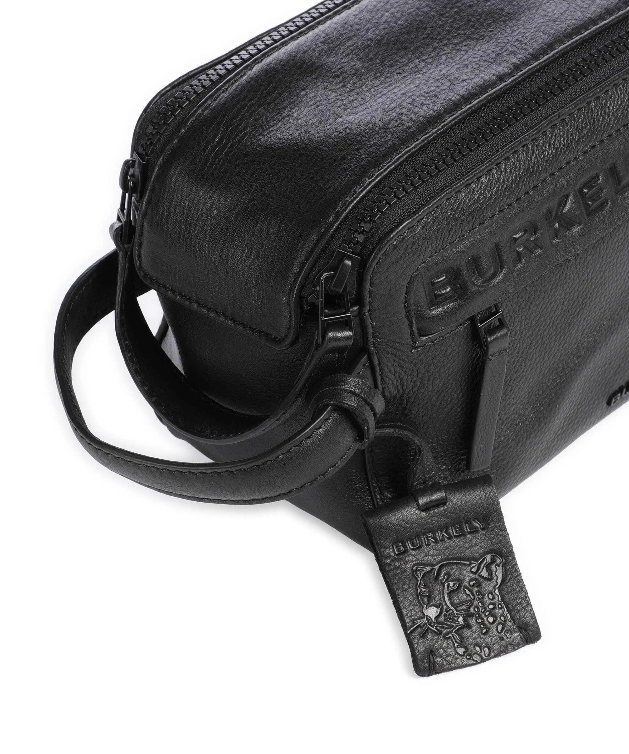  Burkely Minimal Mason Borsa da toilette nero 24 cm  