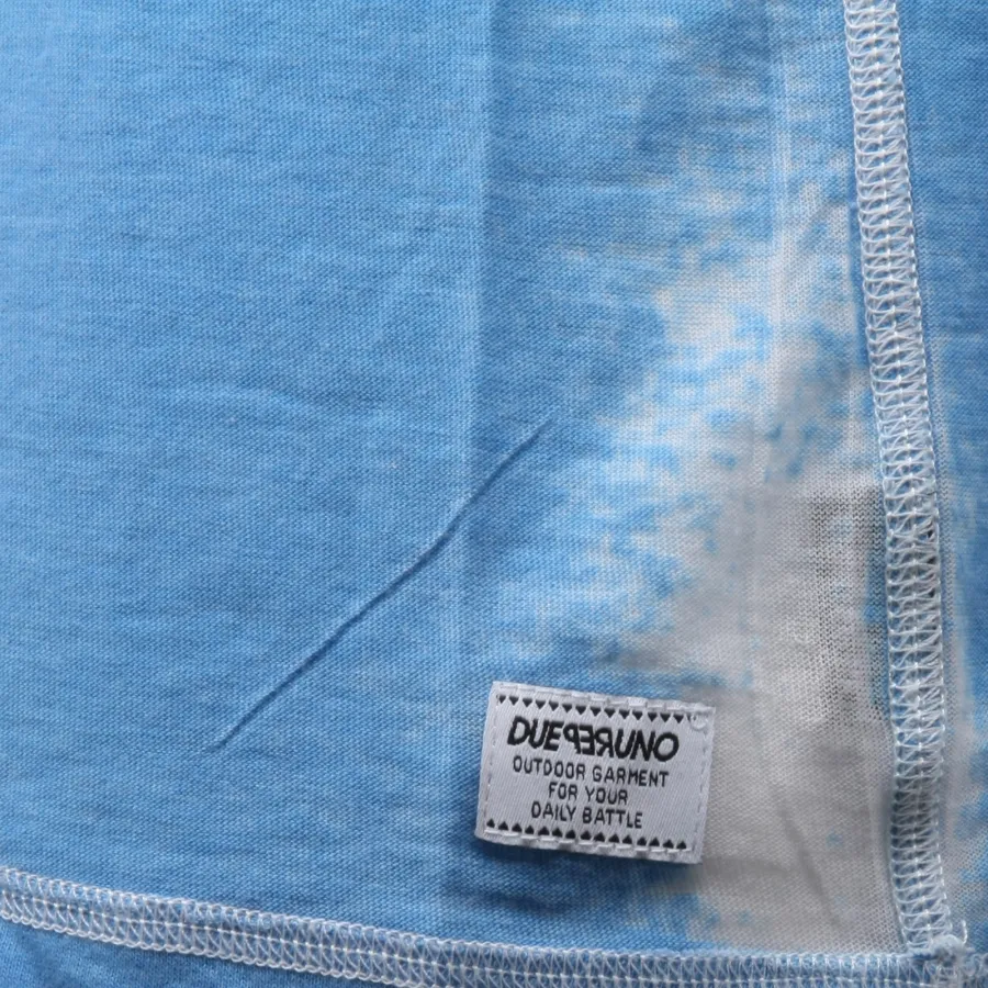 C0946 maglia uomo DUEPERUNO STAY TRUE azzurro t-shirt men