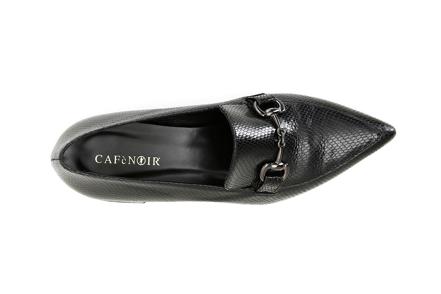 CafèNoir mocassino tacco basso stampa tejus