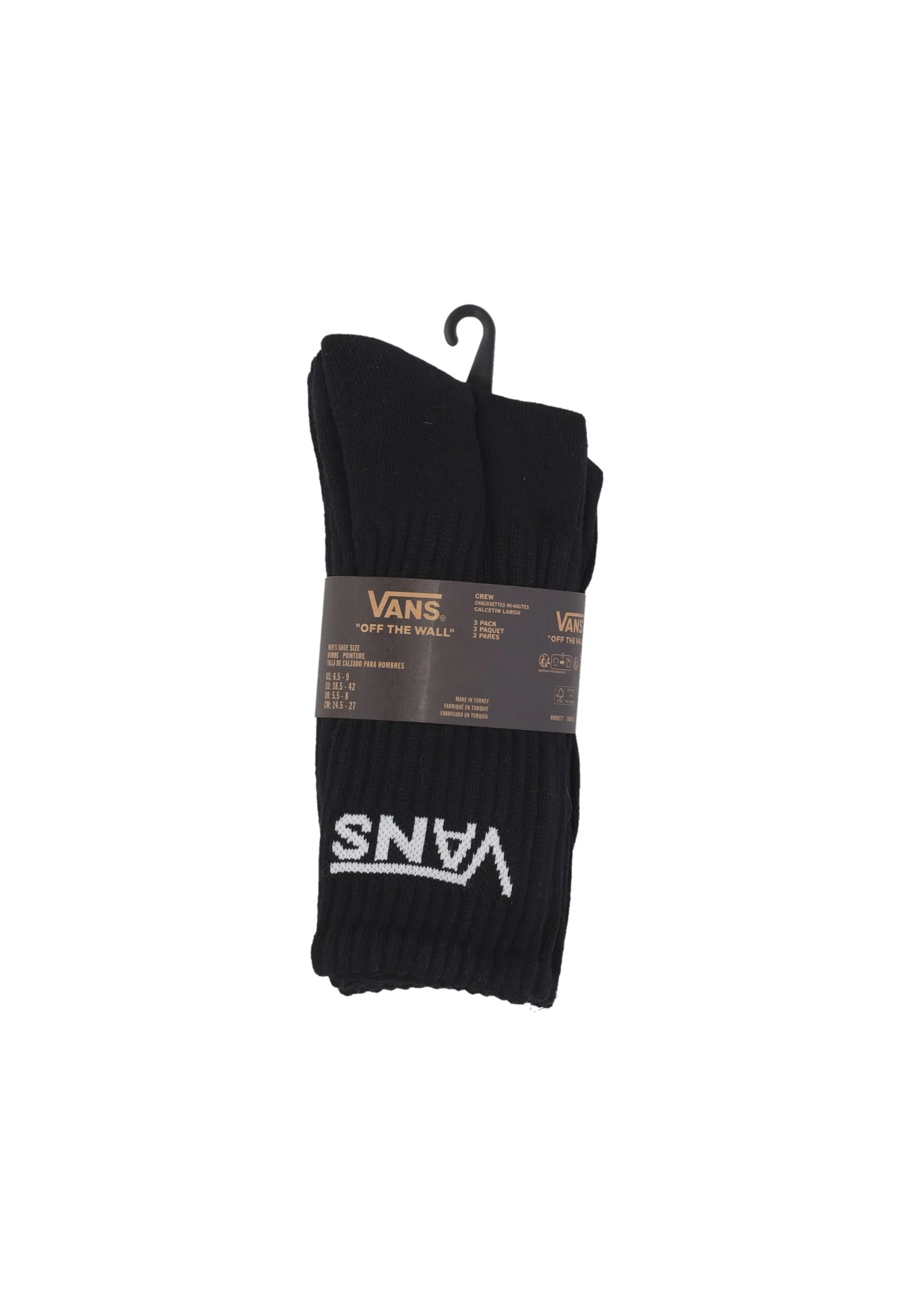 Calza Media Uomo Classic Crew Rox Socks Black