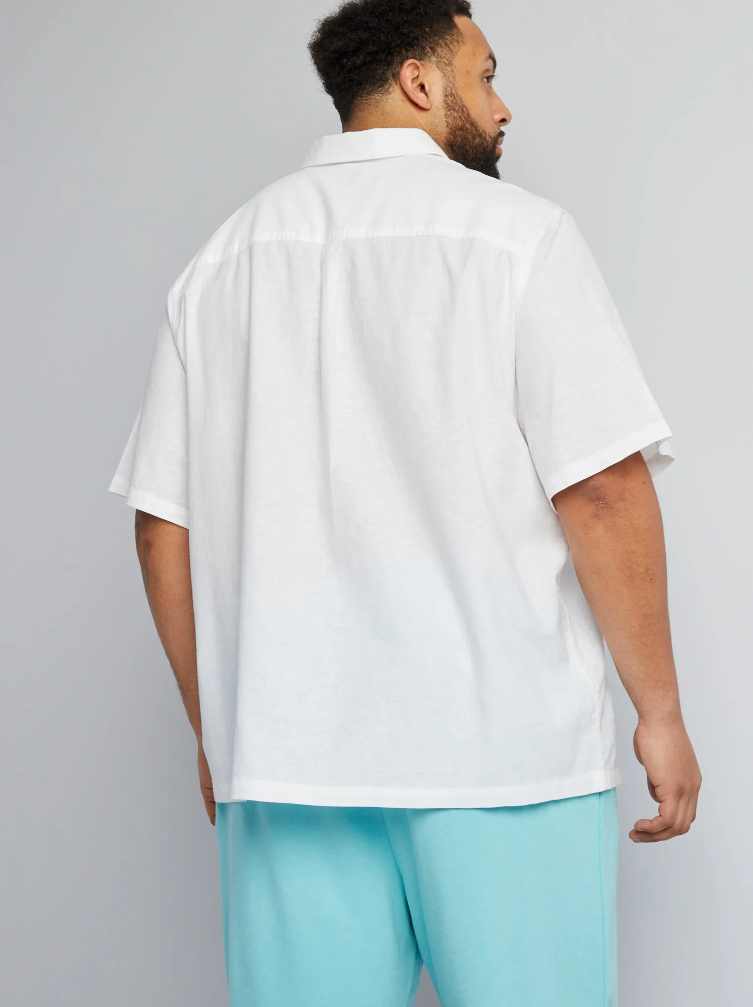 Camicia a maniche corte - bianco