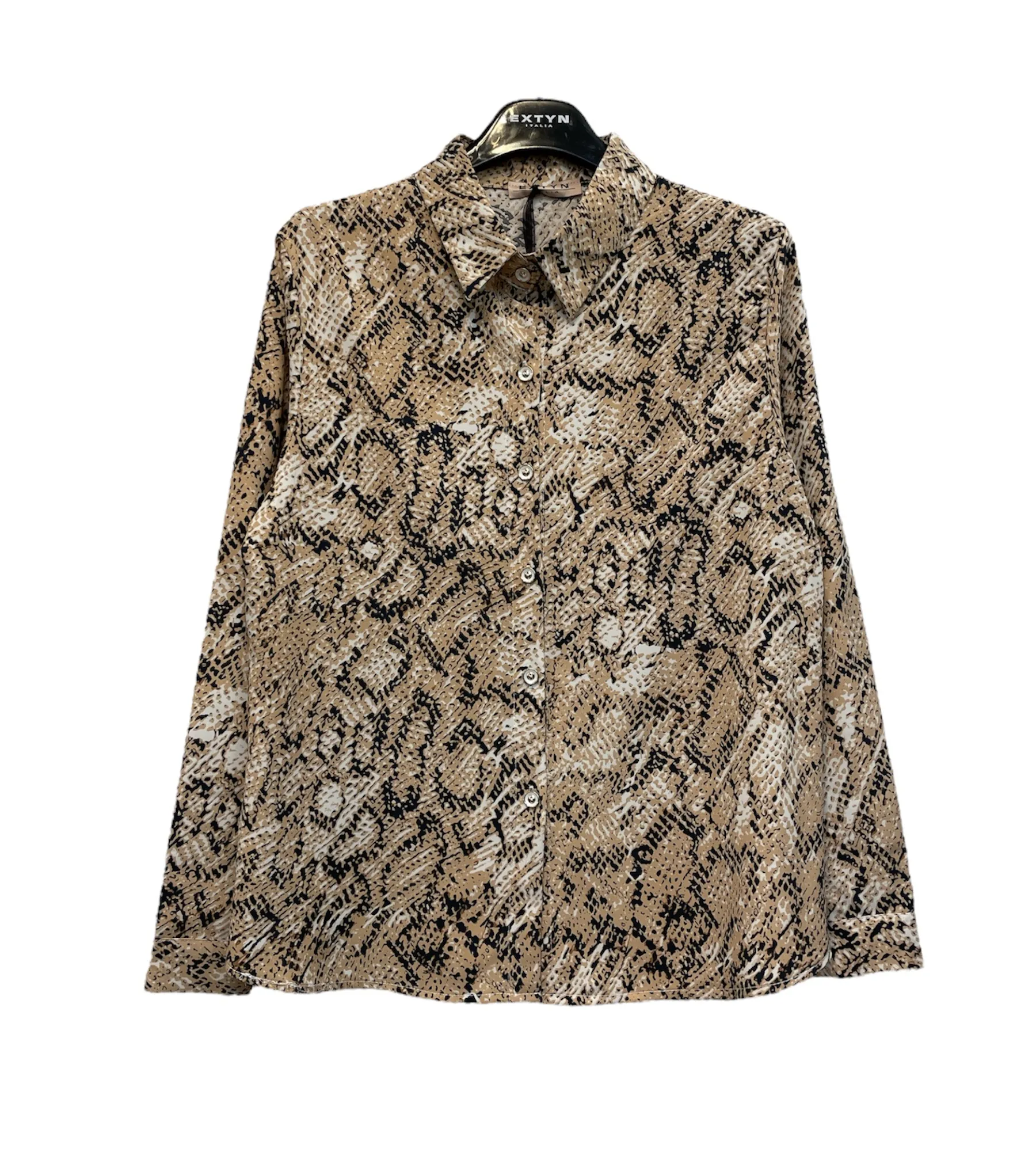 Camicia donna fantasia 287571 beige