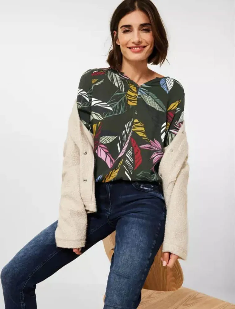 Camicia Manica Lunga Cecil - Verde