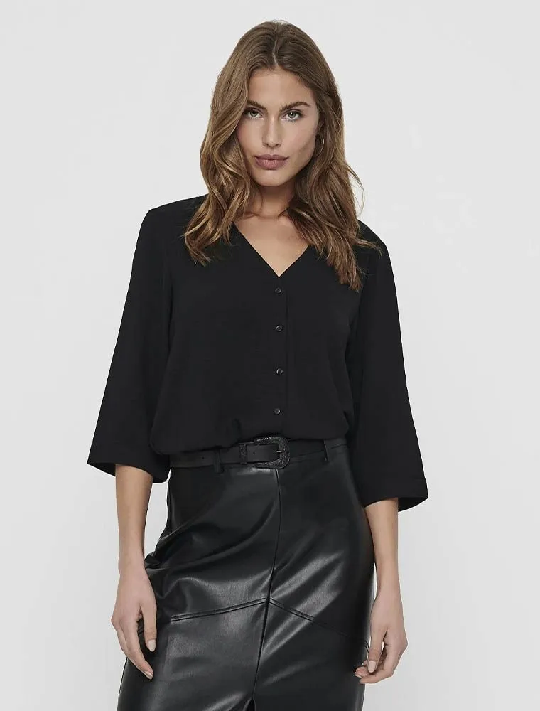 Camicia Manica Lunga Giovane Jdy - Black