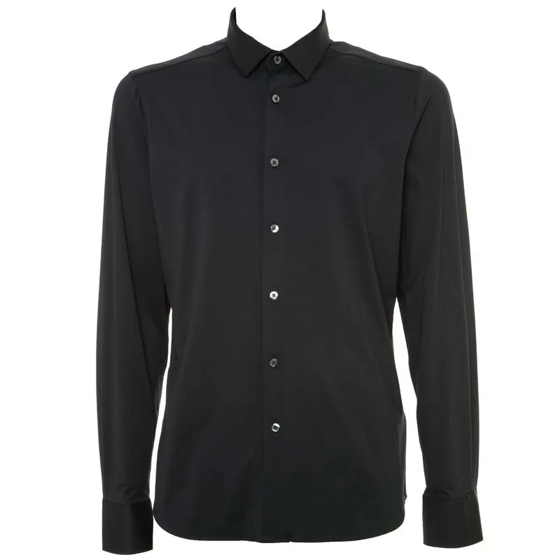 Camicia Oxford open blu 