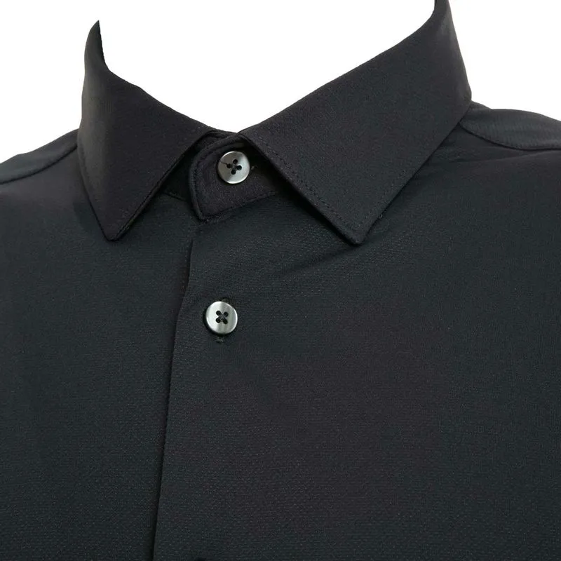 Camicia Oxford open blu 