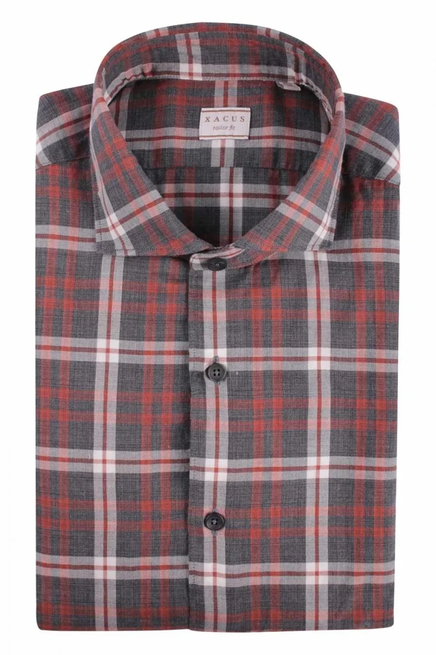 Camicia Uomo Xacus Marrone