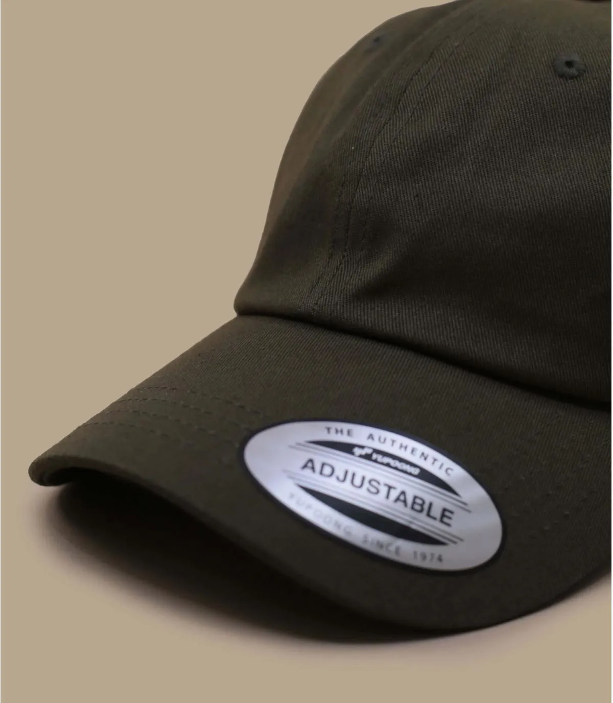 Cappello Dad hat      Distressed Cap verde olivaCappellino Dad hat, Distressed Cap verde oliva     