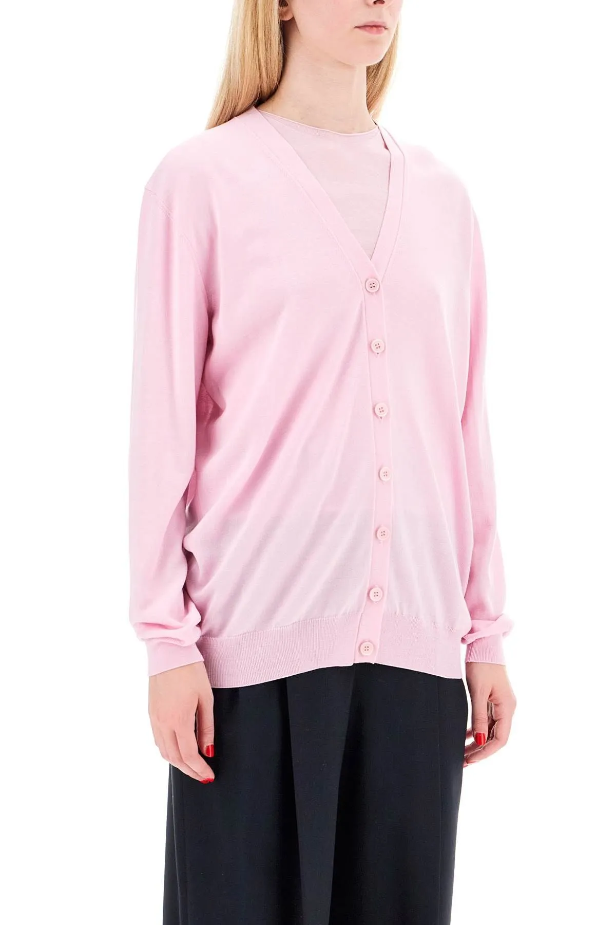 Cardigan in lana leggera