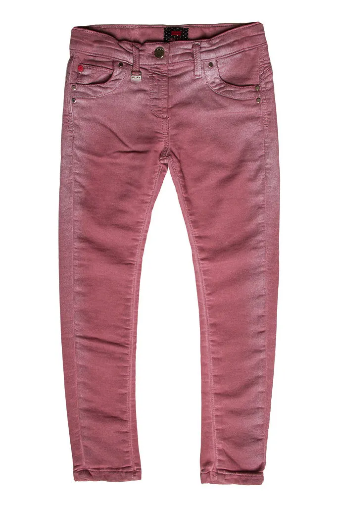 Carrera  ---------    ------------Jogger jeans colorato - Bordeaux