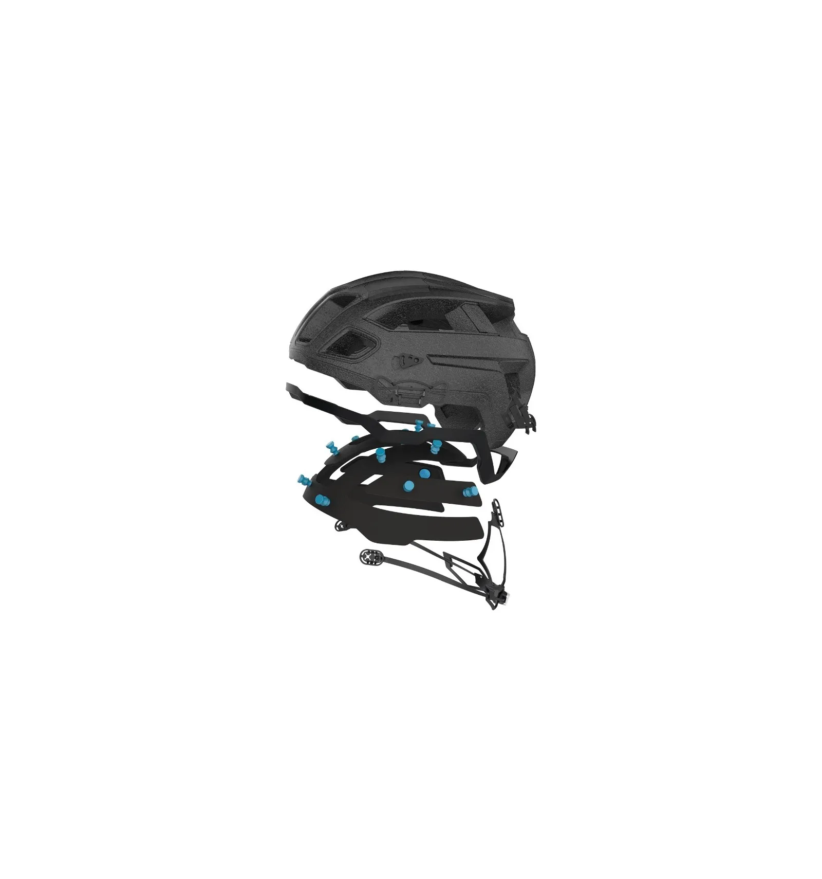 Casco Integrale 100% Trajecta Fidlock Nero S