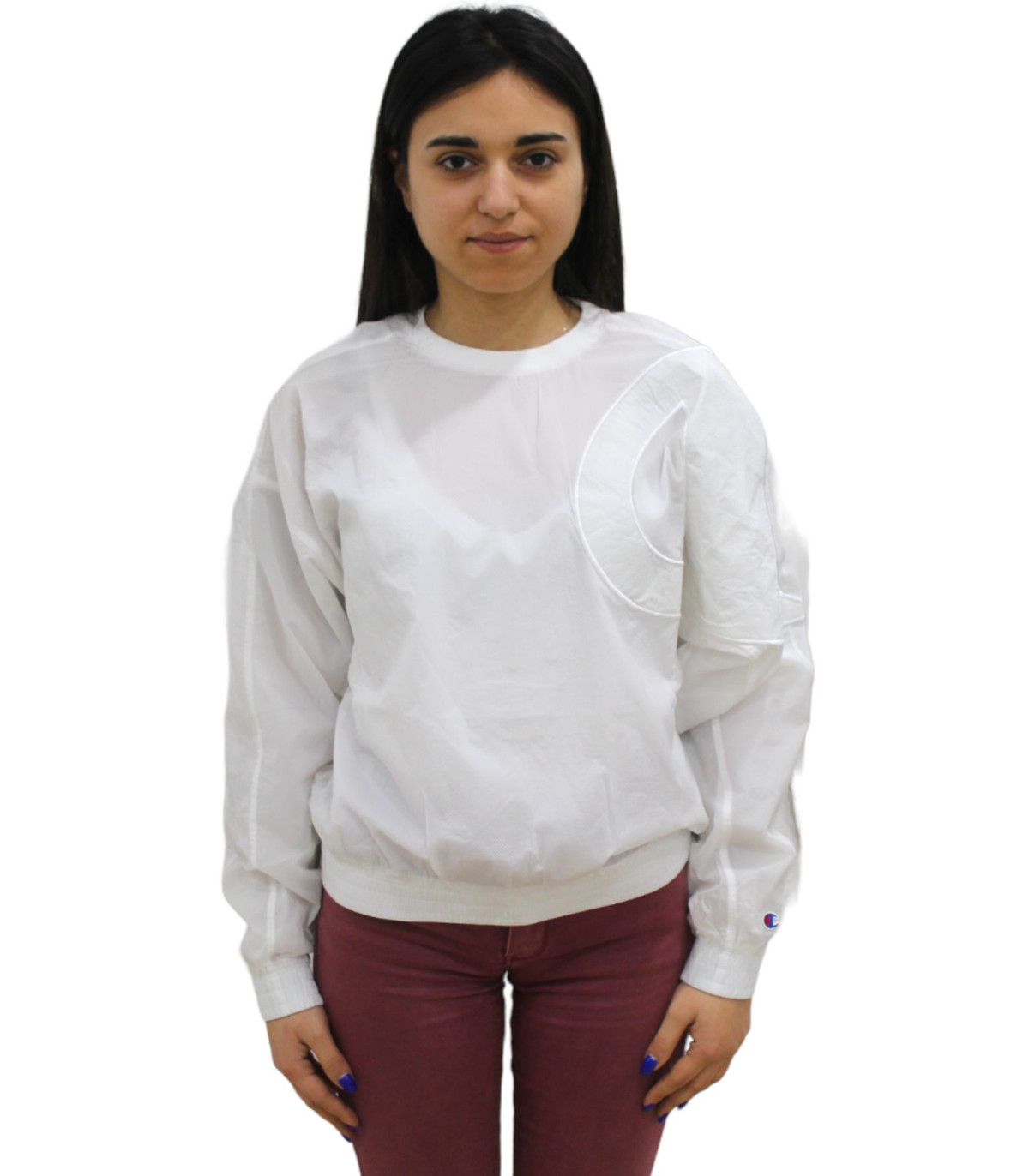Champion Donna Felpa A Girocollo