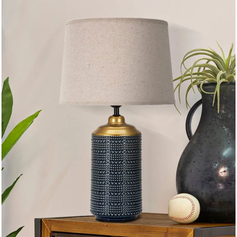Charme 1921 Lampada da tavolo point dark in ceramica cm ø 28x47