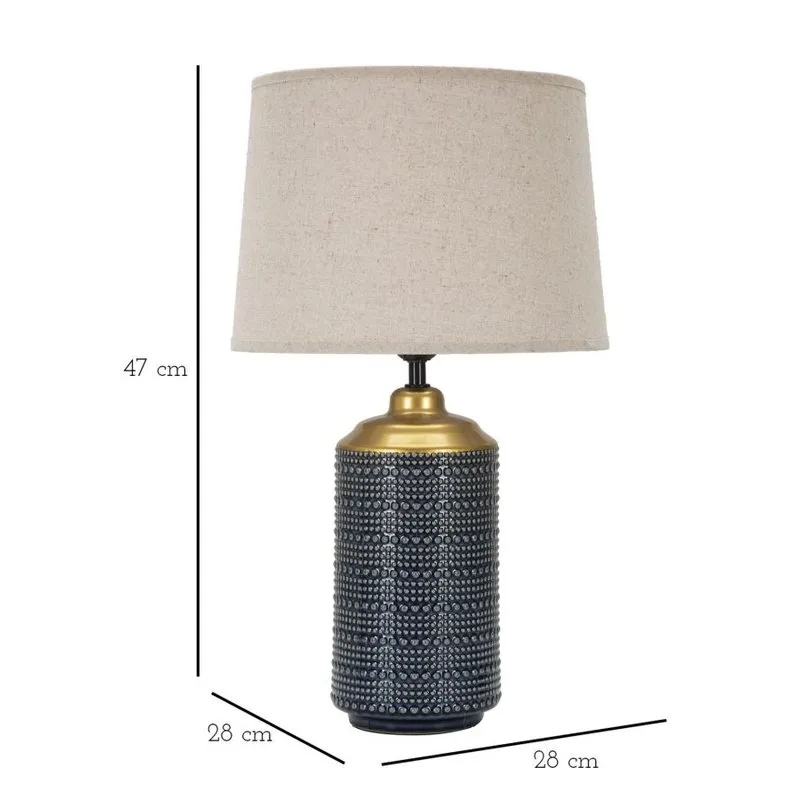 Charme 1921 Lampada da tavolo point dark in ceramica cm ø 28x47