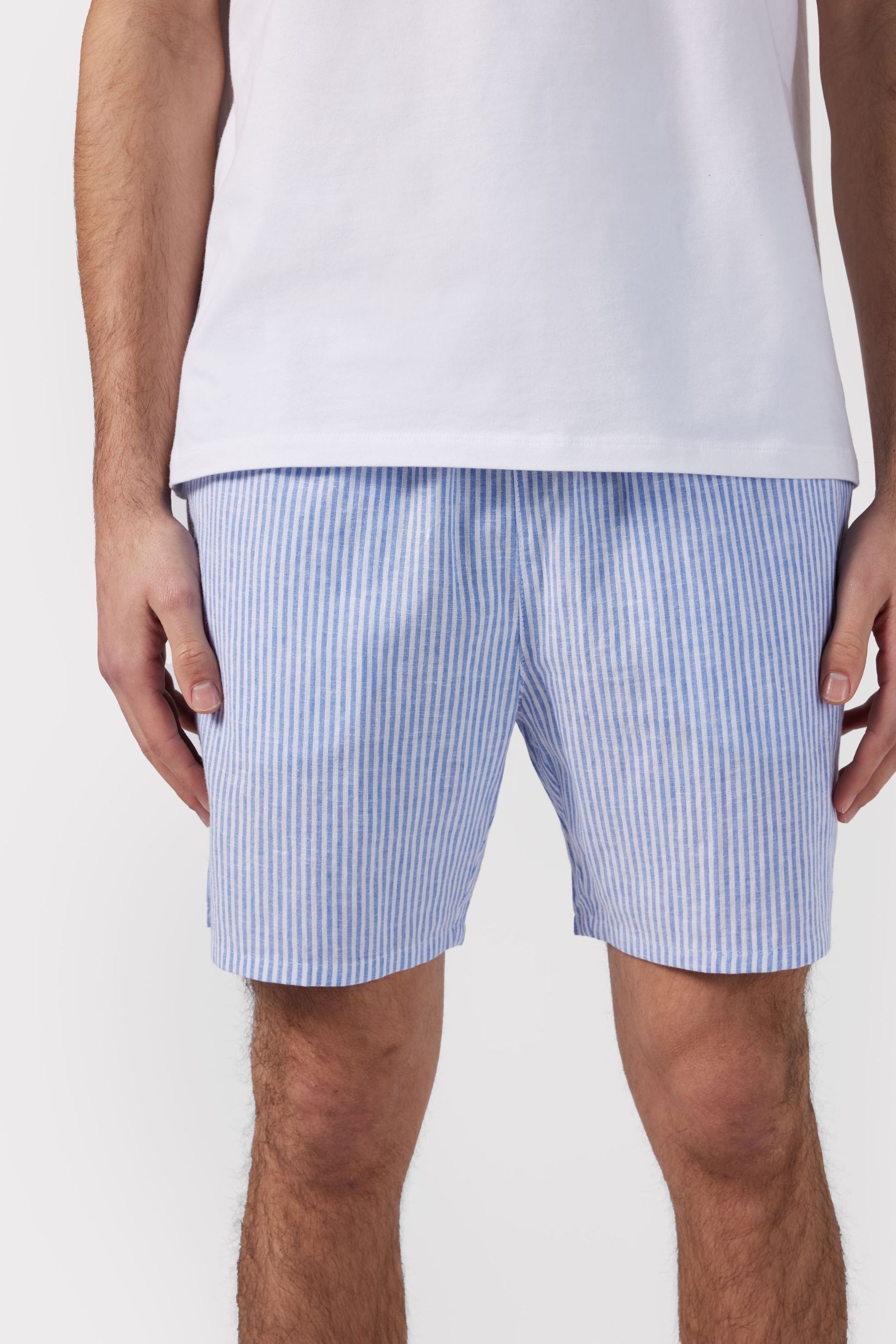 Chelsea Peers - Shorts del pigiama A righe in popeline