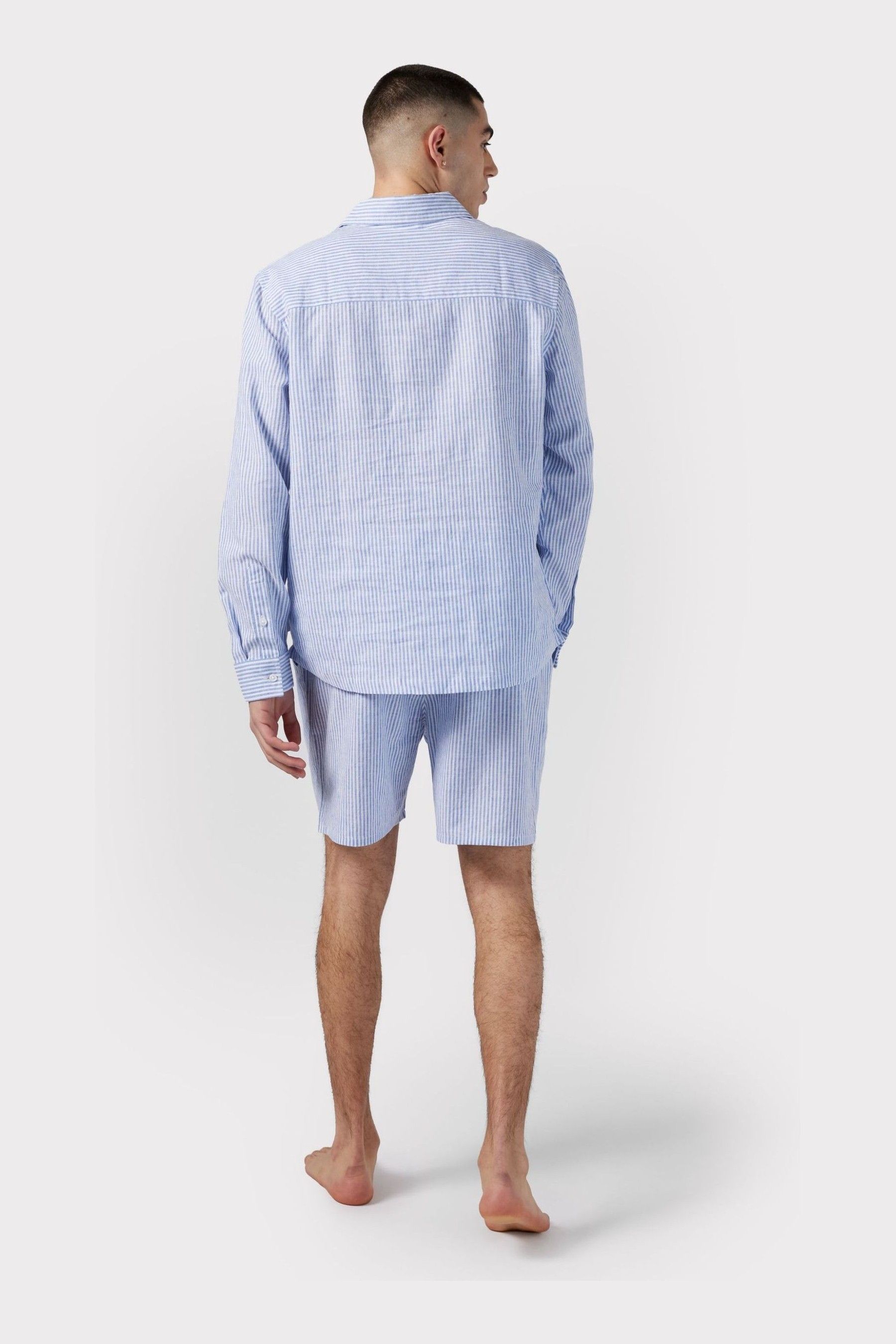 Chelsea Peers - Shorts del pigiama A righe in popeline