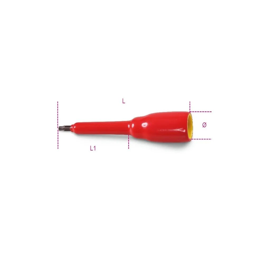 Chiavi a bussola Torx Isolate 1000V con attacco da 3/8" - Beta 910MQ/TX