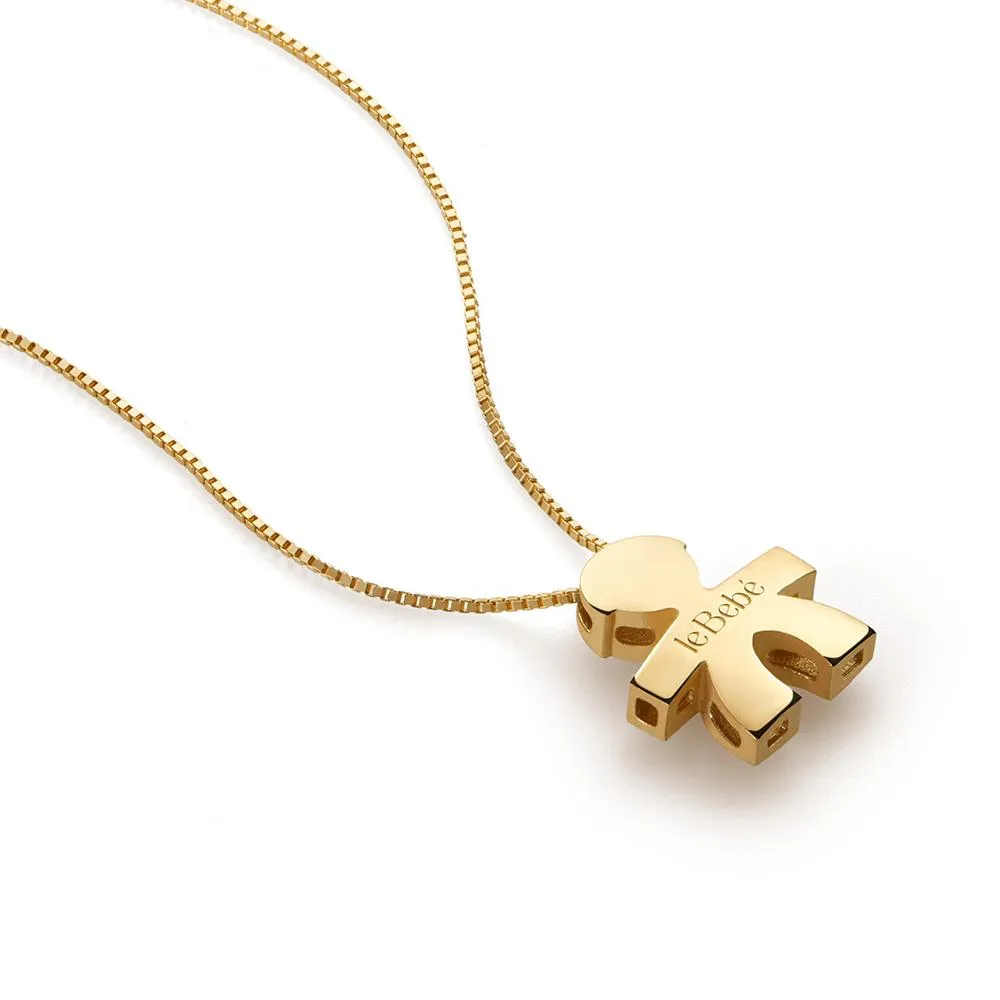 Collana LeBebe LBB918 sagoma bimbo oro giallo 18kt