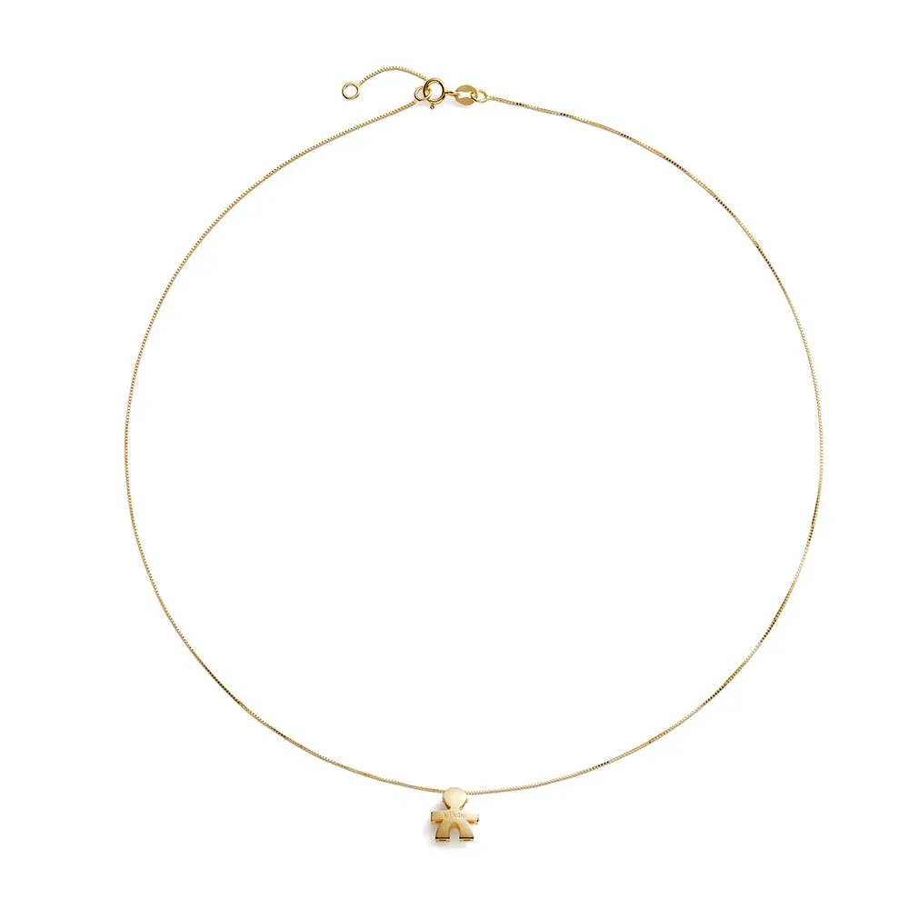 Collana LeBebe LBB918 sagoma bimbo oro giallo 18kt