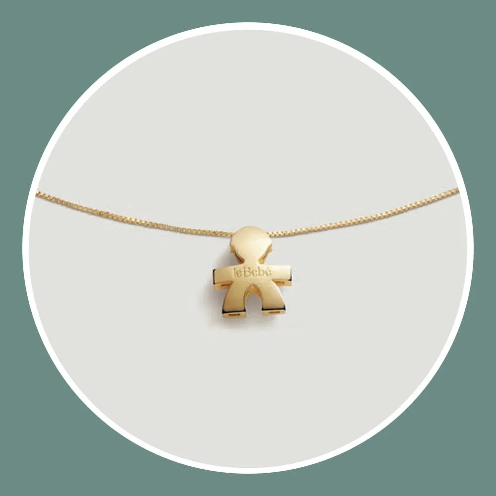 Collana LeBebe LBB918 sagoma bimbo oro giallo 18kt