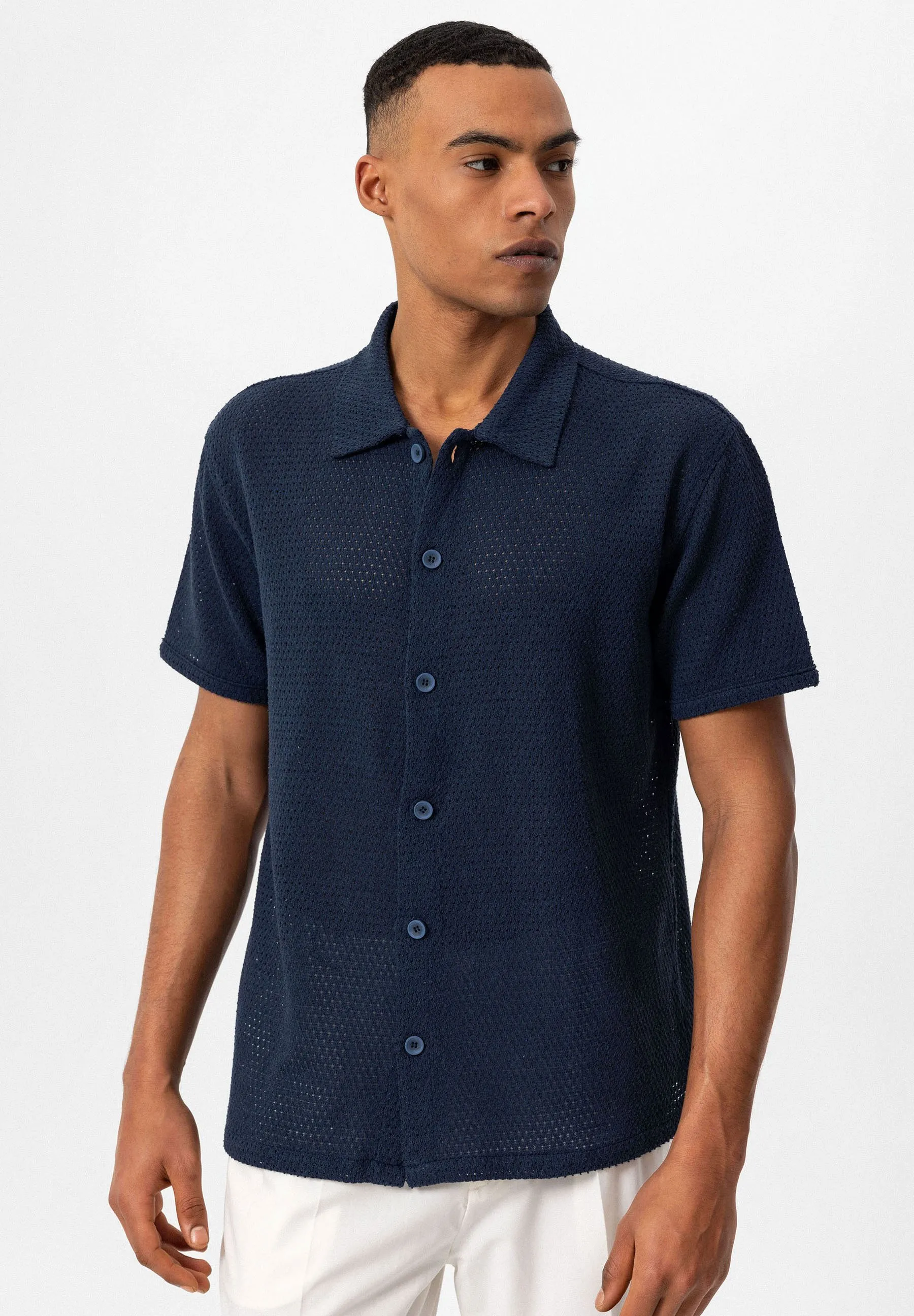 COLOMBO - PATTERNED - SHORT SLEEVED - Camicia