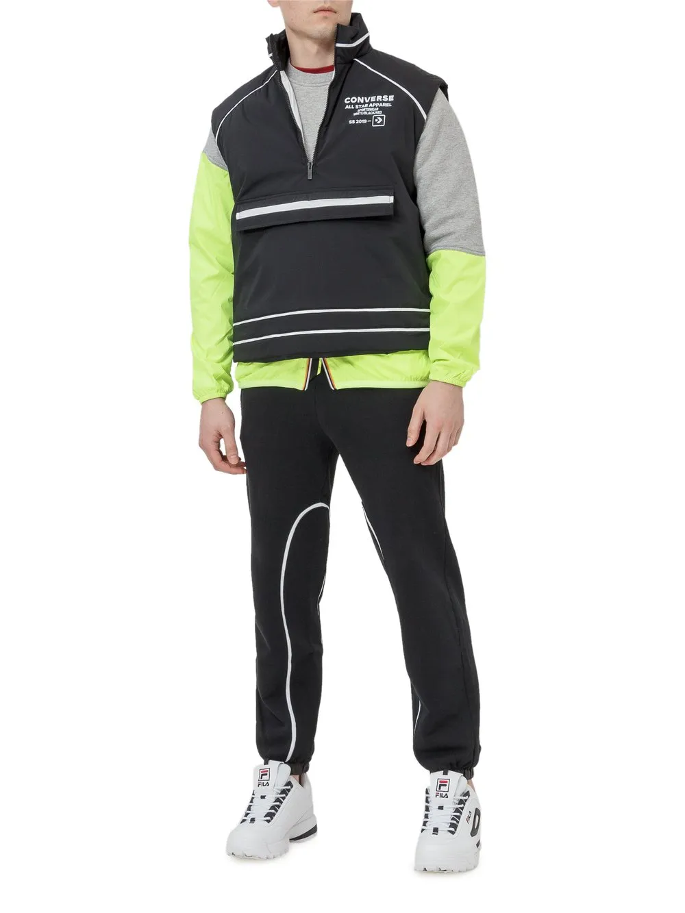 CONVERSE Felpa full zip 