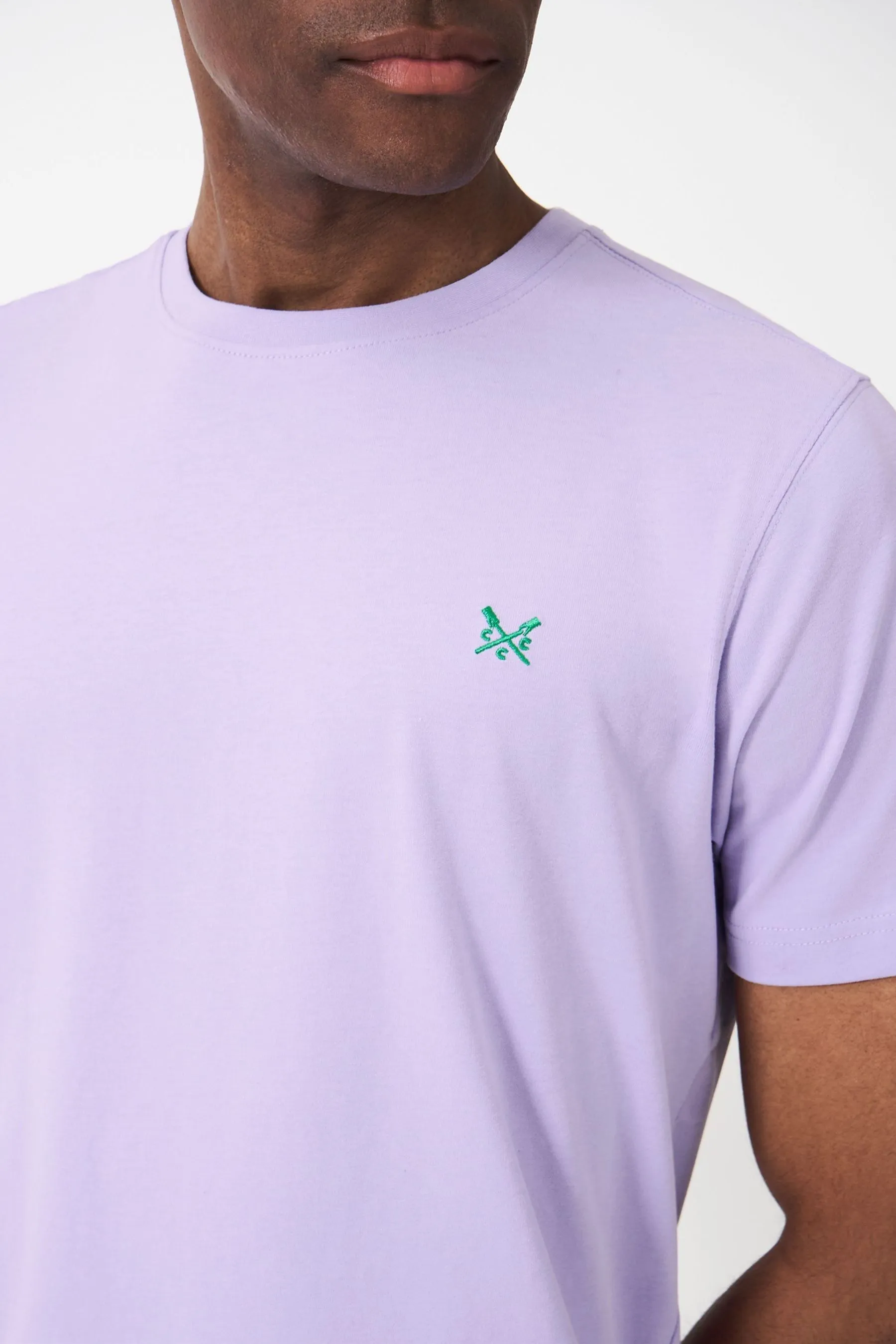 Crew Clothing Maglietta classica tinta unita 100% cotone    