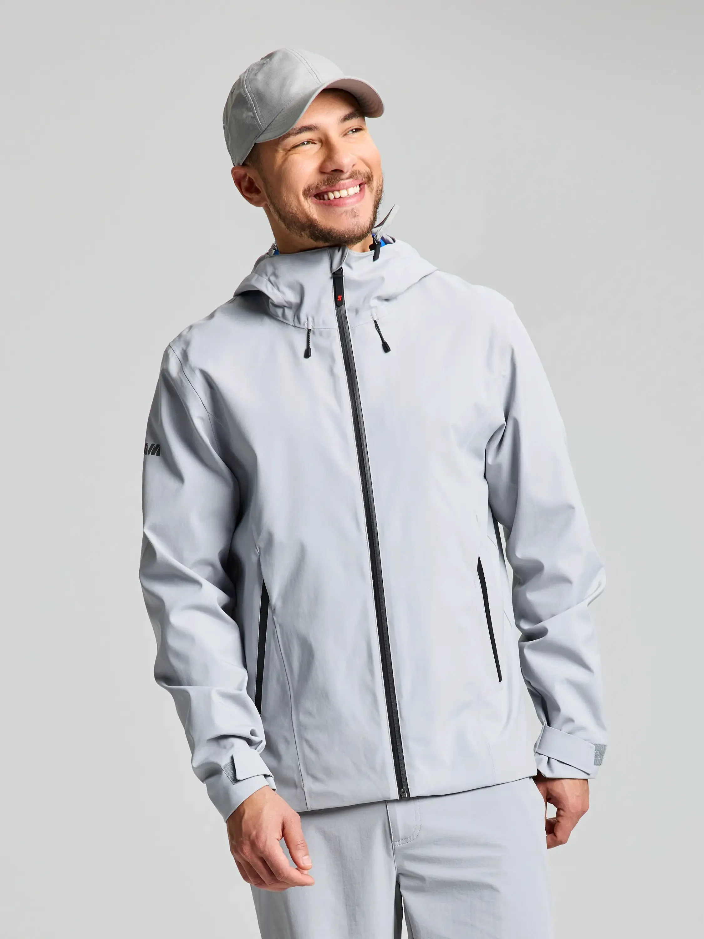   CREW HOODED JACKET Giacca Impermeabile con Cappuccio