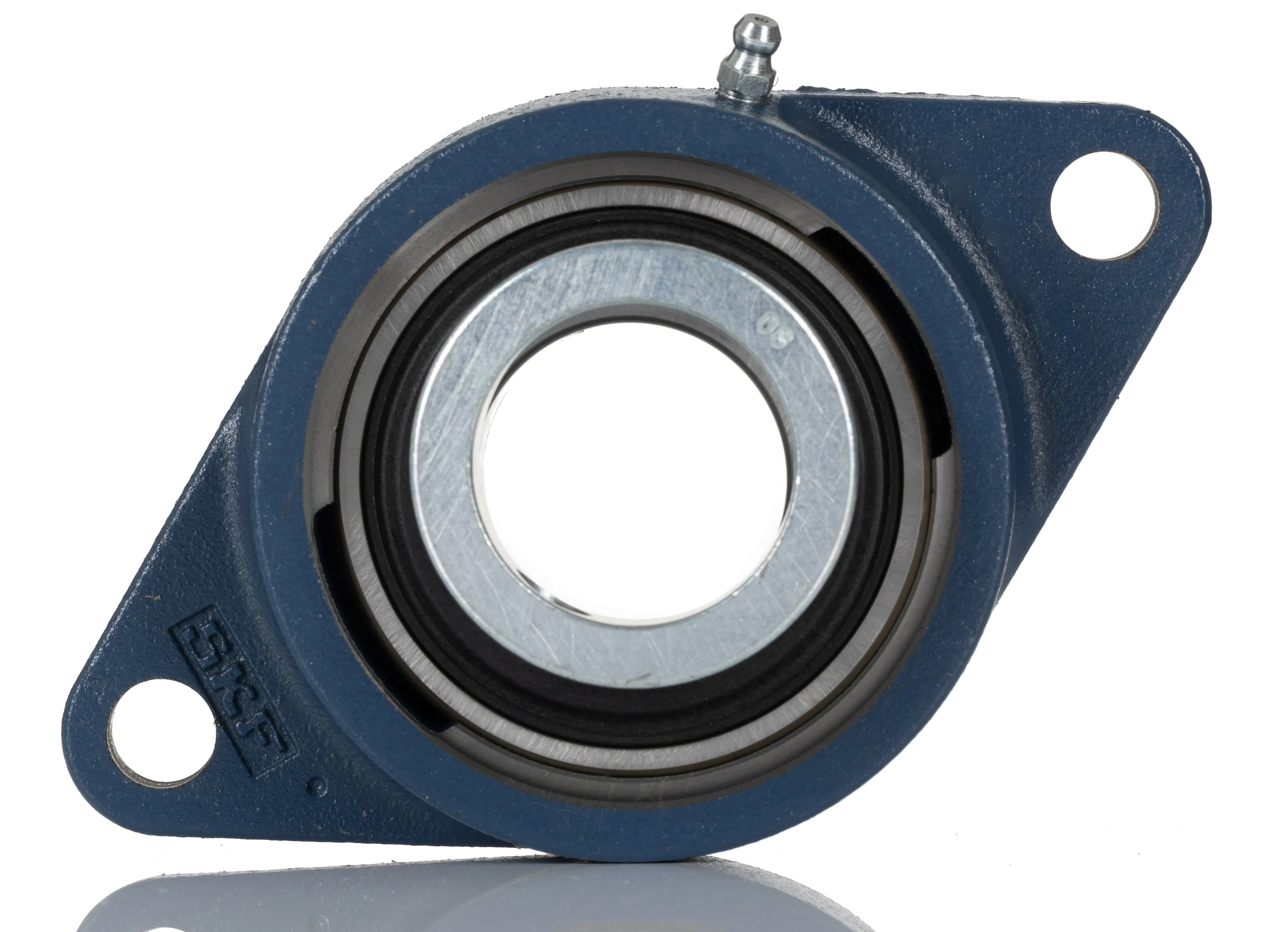 Cuscinetto flangiato SKF, 2 fori di montaggio, Ø int 30mm, dimensioni 141.5mm x 46.7mm x 46.7mm, in Ghisa, Acciaio