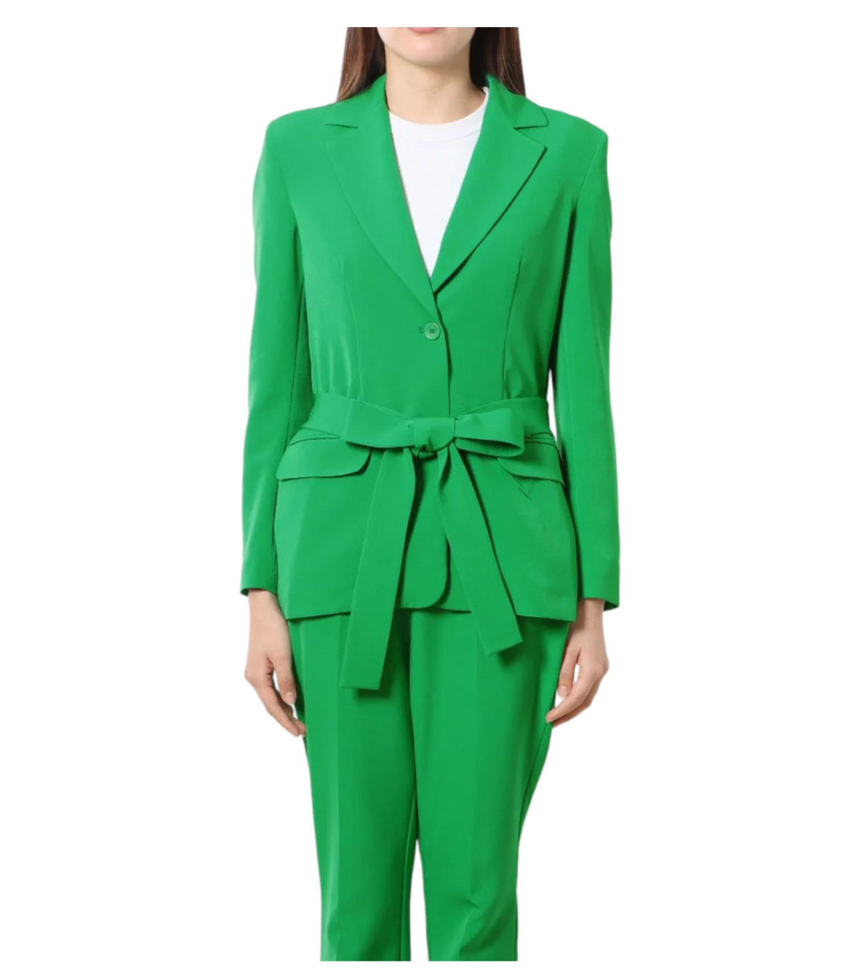 Denny Rose Donna Giacca Elegante Con Cintura