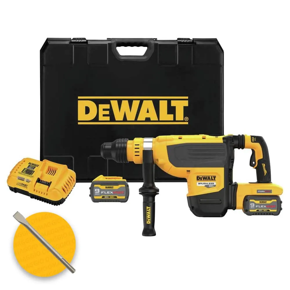 Dewalt DCH735X2-QW - Martello demolitore perforatore SDS-Max 54V XR FLEXVOLT - 2 X 9Ah