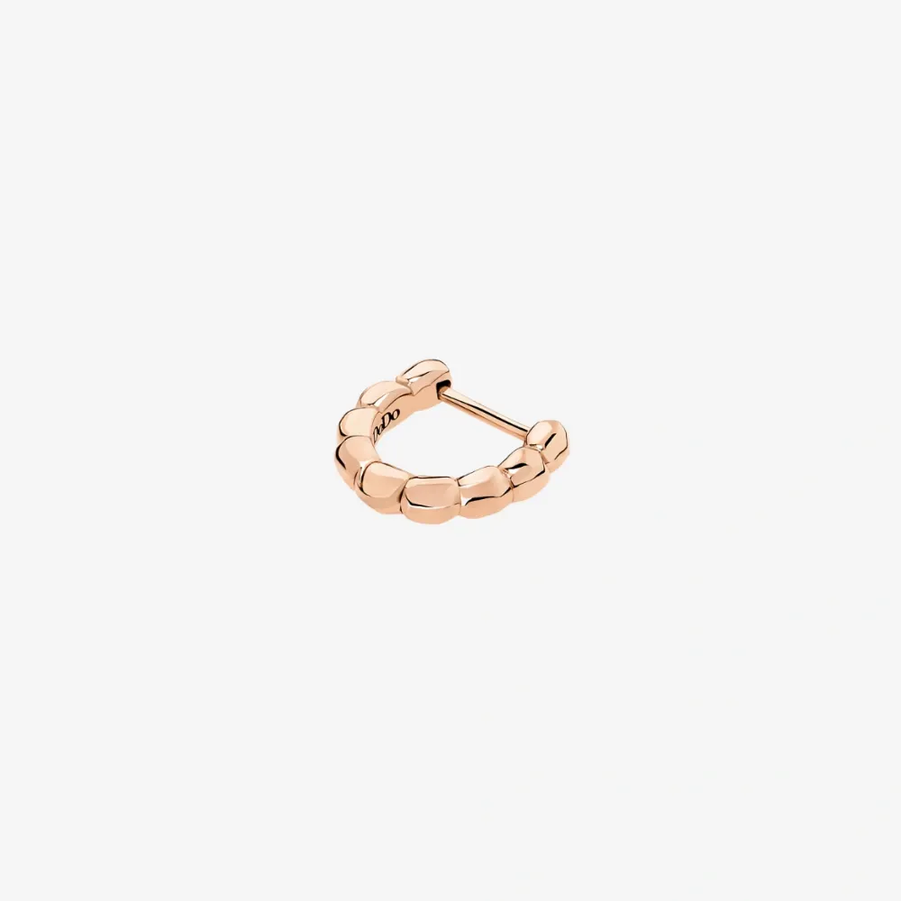 DoDo - Orecchino Granelli Oro Rosa 9K