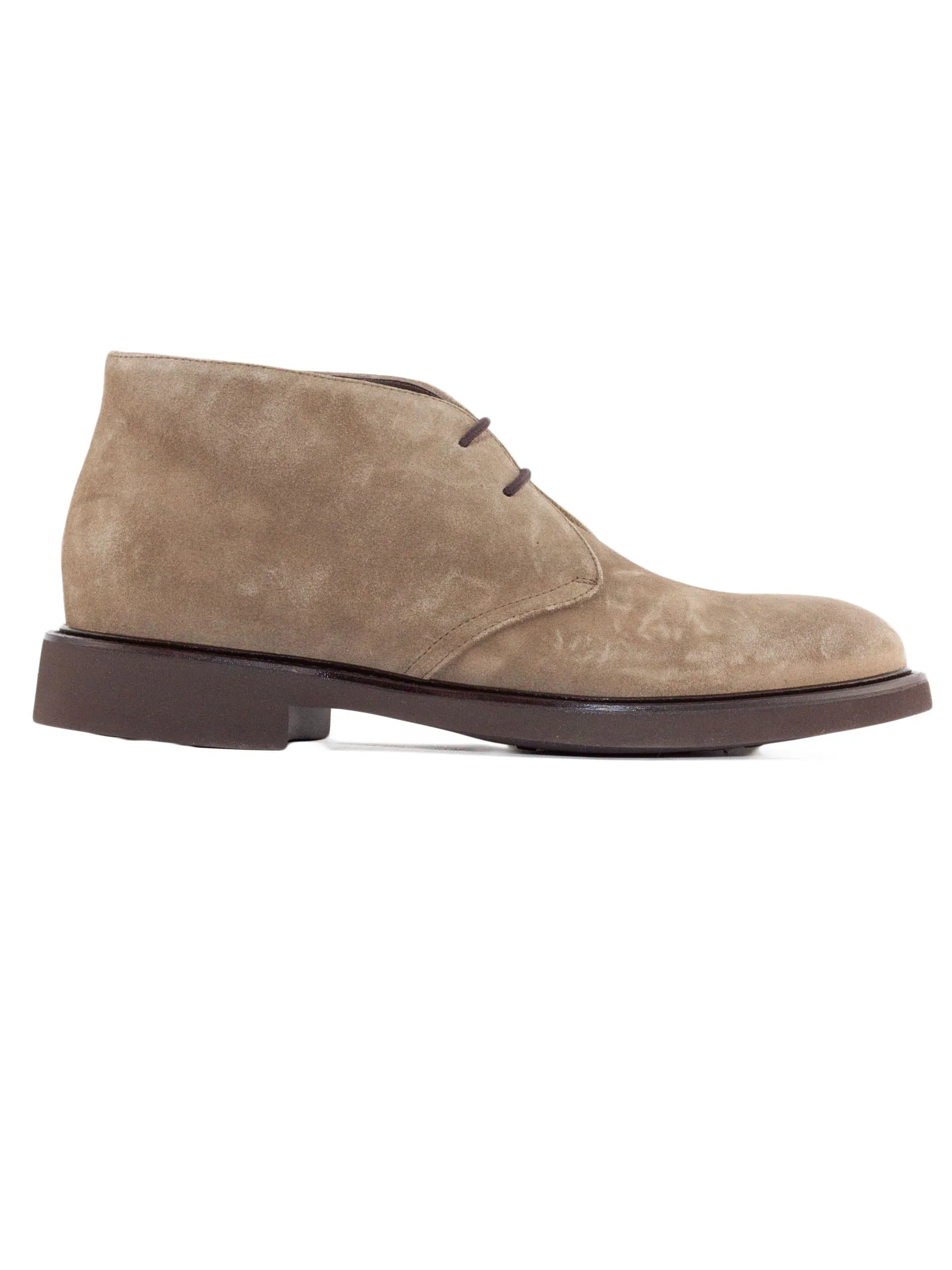 DOUCAL'S Calzature,Stivaletti Polacchino in camoscio di visone beige 