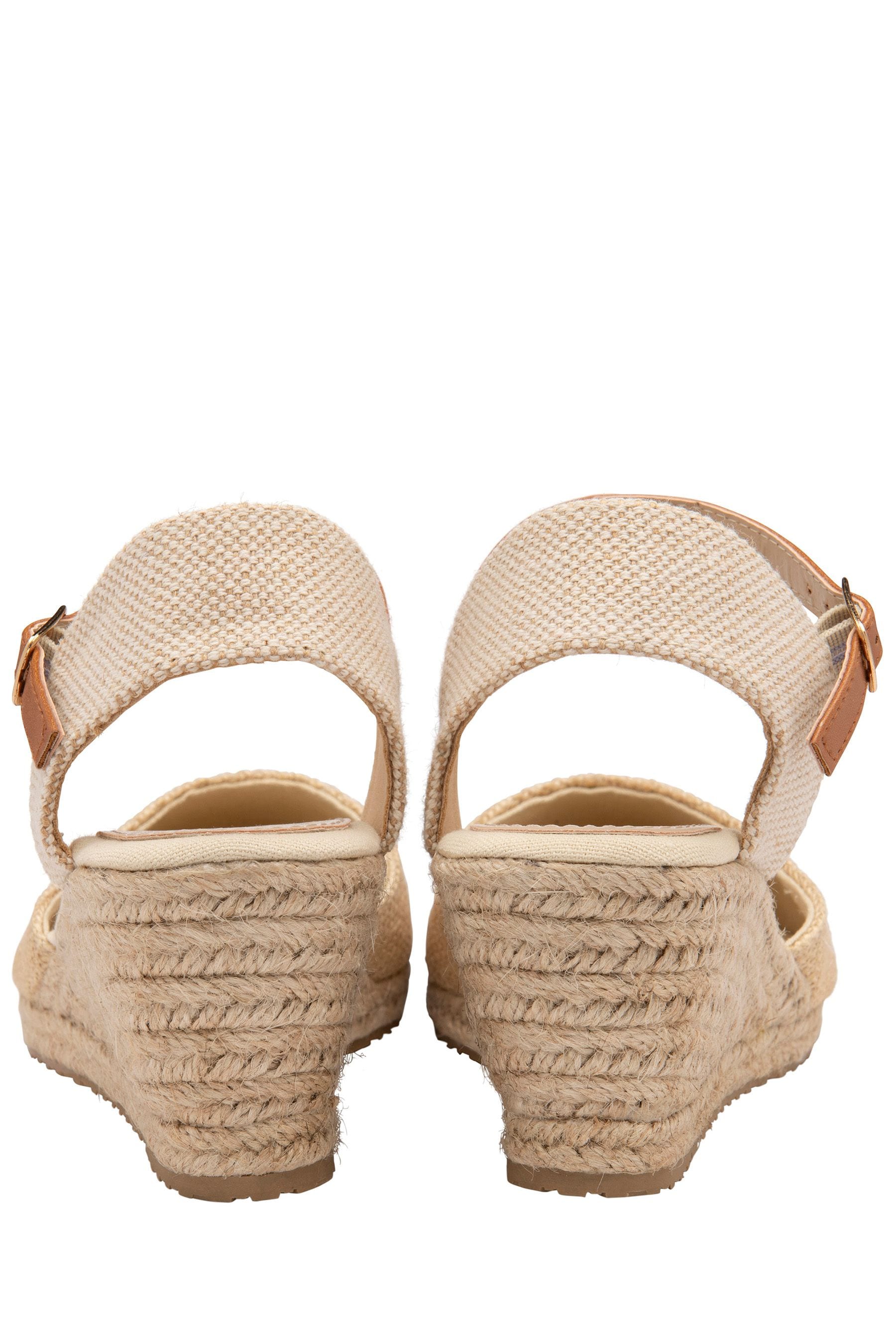 Dunlop - Sandali espadrillas con zeppa