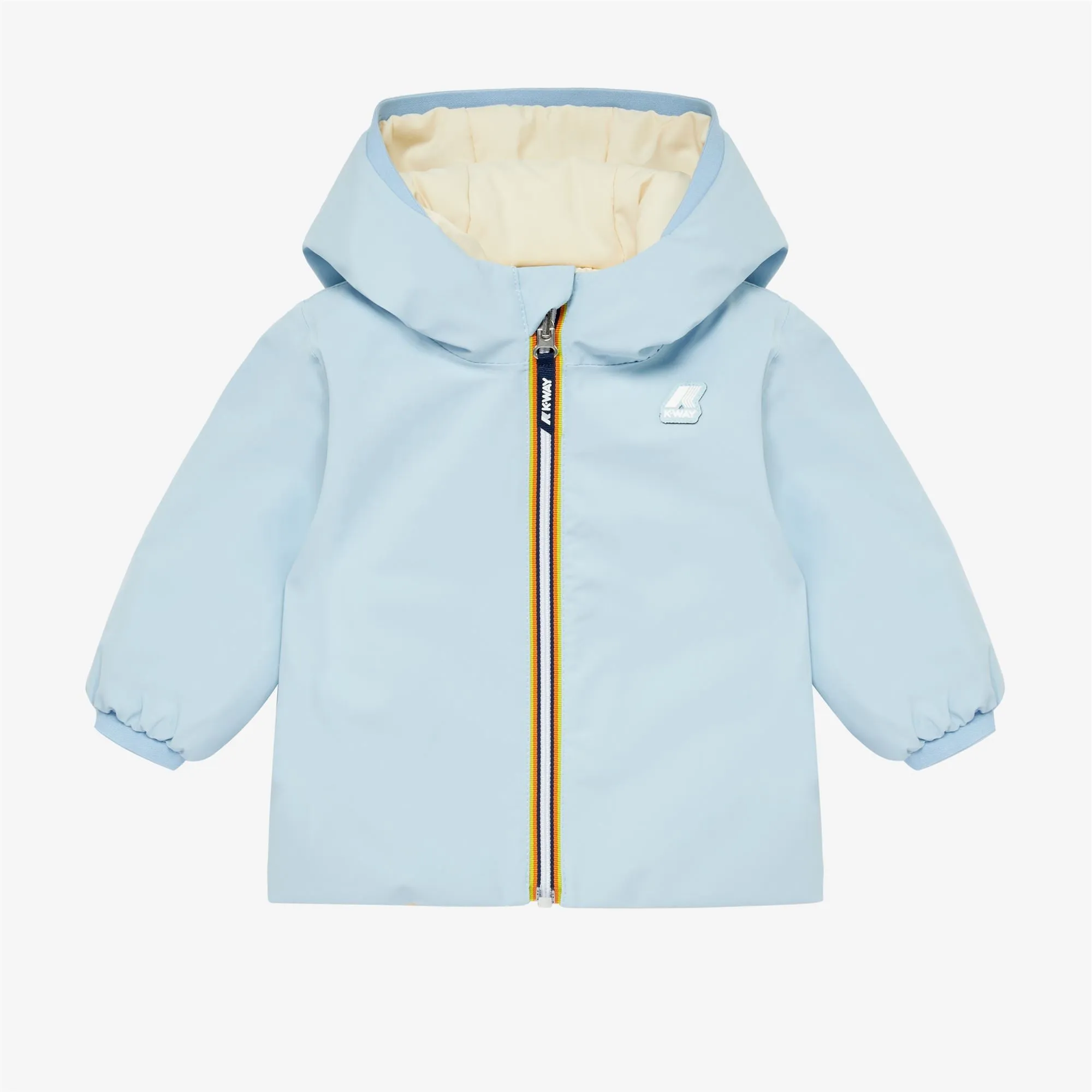 E. JACK ST WARM REVERSIBLE AZURE LT MARINE-BEIGE SHORTBREAD
