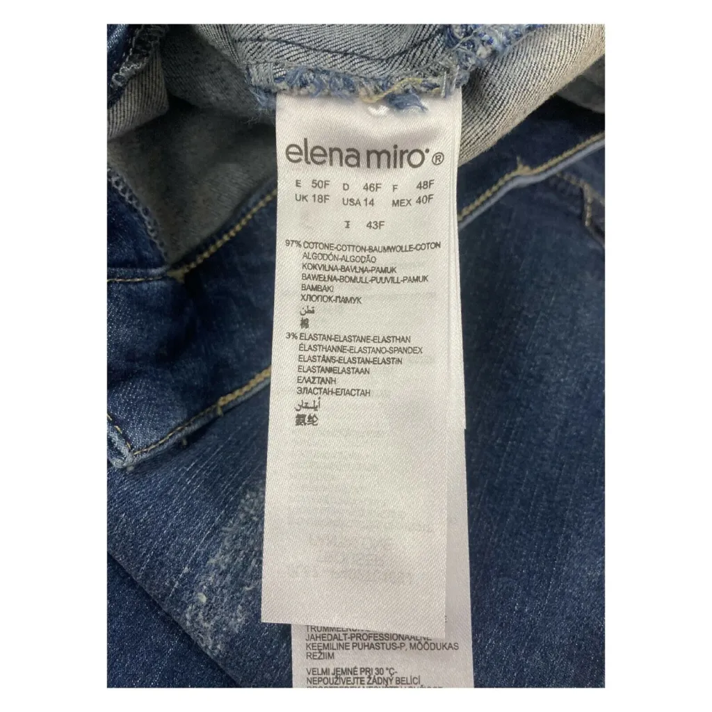 ELENA MIRO' jeans donna con rotture art P402T0109J
